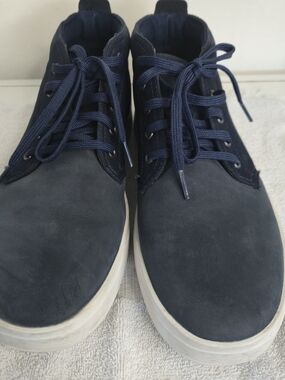 Timberland Davis Square Men's Chukka Shoes, Navy, Size:11  0489